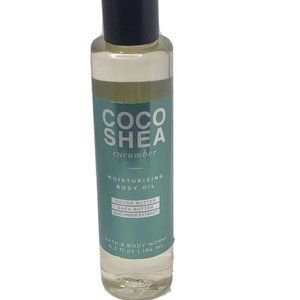 Bath & Body Works Coco Shea Cucumber Moisturizing Body Oil